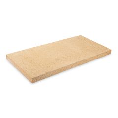 Schamotteplatte - 1 Stück, A35t - Größe 500x250x30 mm - PUR Schamotte