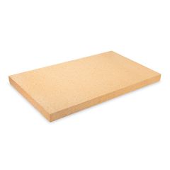 Schamotteplatte - 1 Stück, A35t - Größe 500x300x30 mm - PUR Schamotte