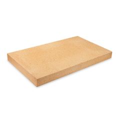 Schamotteplatte - 1 Stück, A35t - Größe 500x300x40 mm - PUR Schamotte