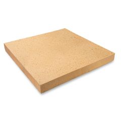Schamotteplatte - 1 Stück, A35t - Größe: 500x500x40 mm - PUR Schamotte
