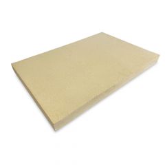 Schamotteplatte 600 x 400 x 40 mm | 1 Platte | Schamottplatte | PUR Schamotte | Schamotte-Shop.de