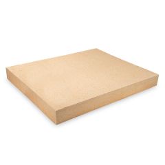 Schamotteplatte - 1 Stück, A35t - Größe: 625x500x64 mm - PUR Schamotte