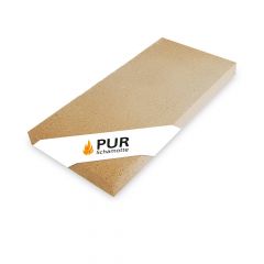 Schamotteplatte 500 x 250 x 40 mm feuerfest Schamottstein Ofenstein aus Schamott | schamotte-shop.de