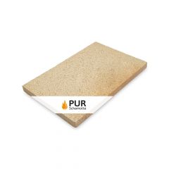 Schamottplatte 300x200x15mm | PUR Schamotte | schamotte-shop.de