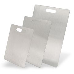 Schneidebretter im 3er Set Schamotte-Shop.de aus Edelstahl