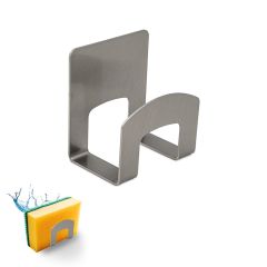 Schwammhalter Variante 2 aus Edelstahl Schamotte-Shop.de