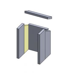 Wandstein | Feuerraumauskleidung | PUR Schamotte | Schamotte-Shop.de