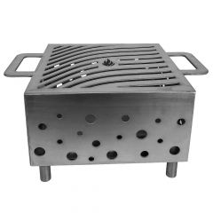 Tischgrill Kurume XXL | Frontansicht | PUR Schamotte | Schamotte-Shop.de