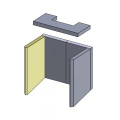 Wandstein | Feuerraumauskleidung | PUR Schamotte | Schamotte-Shop.de