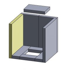 Wandstein Justus Falun** | Feuerraumauskleidung | Schamotte-Shop.de