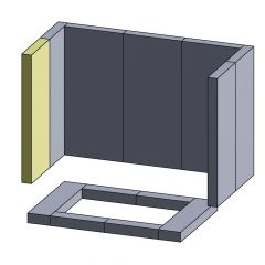 Wandstein | Techfire** | Feuerraumauskleidung | Schamotte-Shop.de