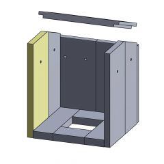 Wandstein vorne Justus Asmara** | Feuerraumauskleidung | Schamotte-Shop.de