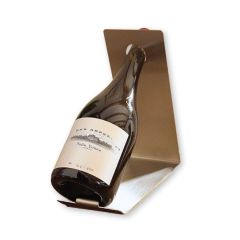 Weinflaschenständer aus Edelstahl