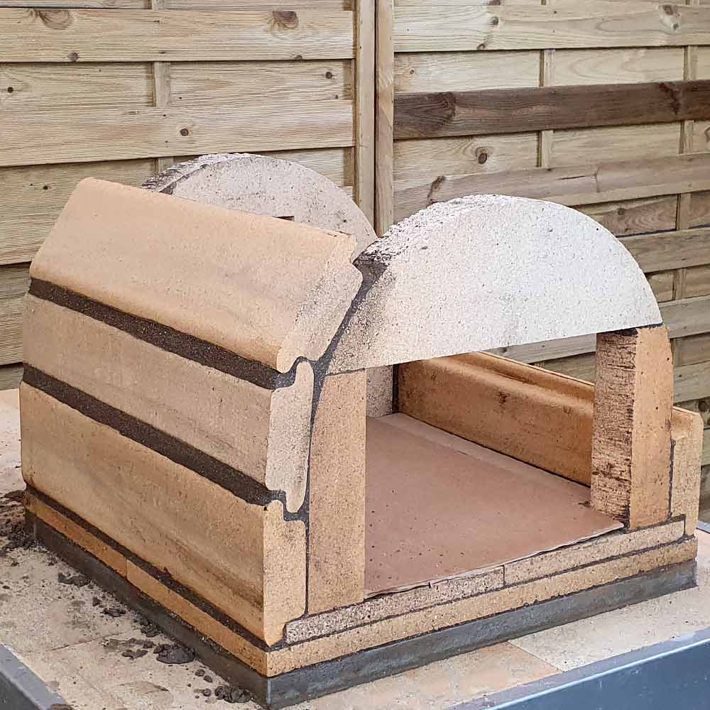 Pizzaofen Bausatz Genua Premium Holzbackofen Steinbackofen Schamotte Ebay