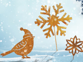 Edelrost Deko Weihnachten