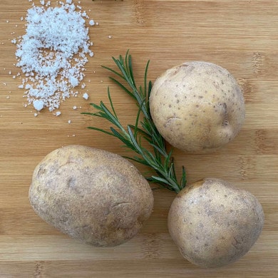Zutaten für Grillkartoffeln