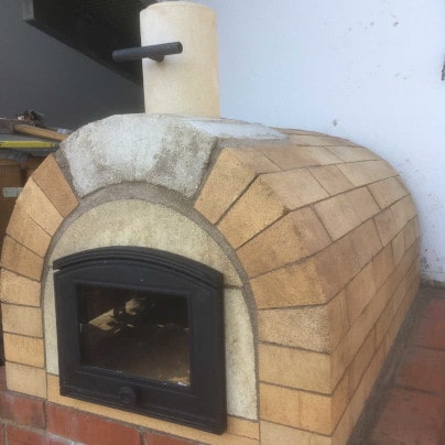 Kundenprojekt: Pizzaofen Toskana fertig gebaut