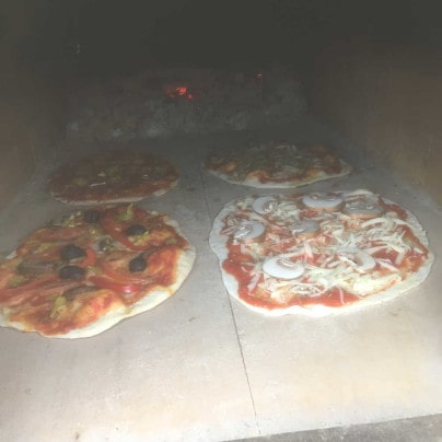 Kundenprojekt: Pizzaofen Toskana - Pizza backen