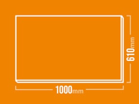 Brandschutzplatte 1000x610x100mm