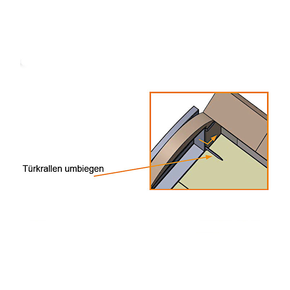 Türkrallen umbiegen