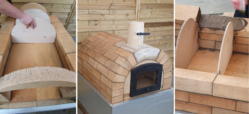 Pizzaofen selber bauen Bauanleitung in Schritten