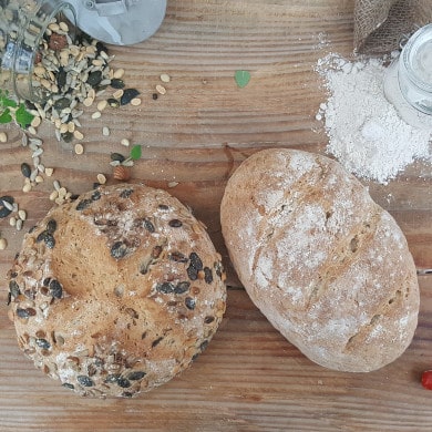 Leckeres Brot vom Brotbackstein