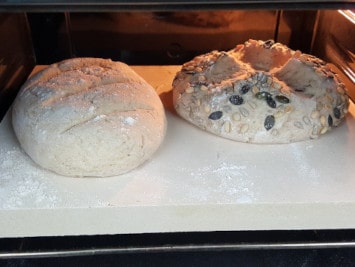 Testbericht für Brotbackstein: Backen auf Schamotteplatte