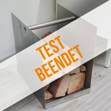 Anmeldung zum Produkttest für Holzträger aus Edelstahl