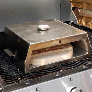 Produkttest: Pizzabox mit Pizzastein für den Grill testen
