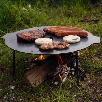 Produkttest: Grillplatte mit Füßen testen
