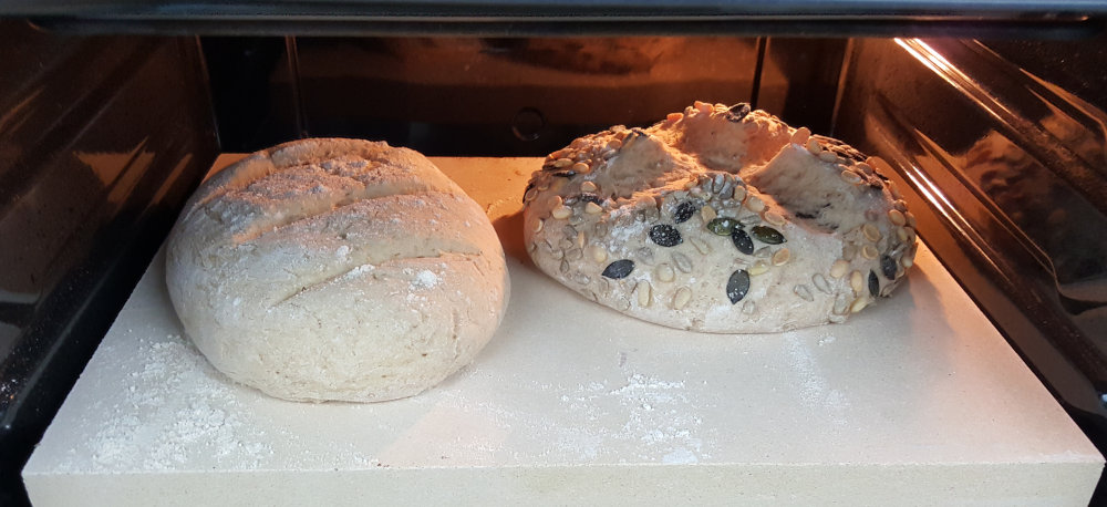 Testbericht: Brotbackstein - Backen auf Schamotteplatte