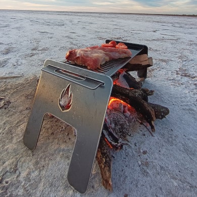 Testbericht der Feuerplatte to go: Grillen in Argentinien