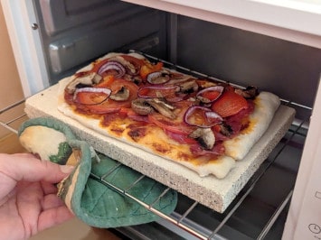 Testbericht: Pizzastein für den Minibackofen