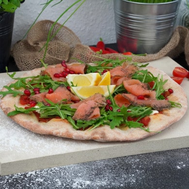 Rezept: Pizza Salmone