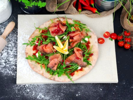 Lebensmittelechte Pizzasteine aus Schamotte