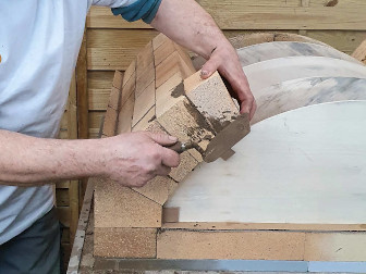 Bauanlaeitung: Flachgewölbe bauen für Pizzaofen