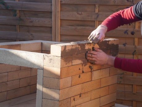 Pizzaofen Bauanleitung: Pizzaofen Salerno ohne Gewölbe bauen - Decke mauern