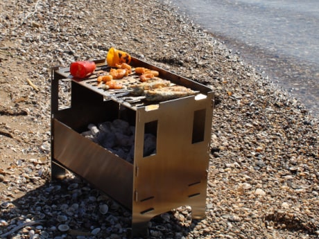 BlazeBox am Strand