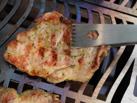 Steak auf dem Gasgrill