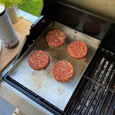 Grillen auf der einer Plancha