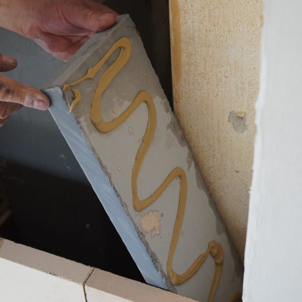 Calcium Silikat Platte an Wand anbringen