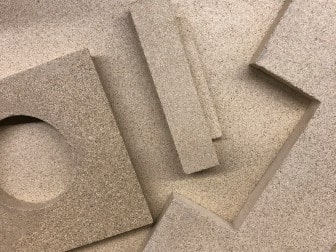 Zuschnitt für Vermiculite Platten