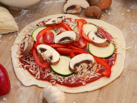 Vegetarisches Pizza-Rezept