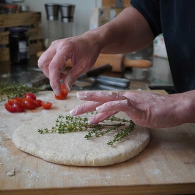 Weihnachtsfocaccia