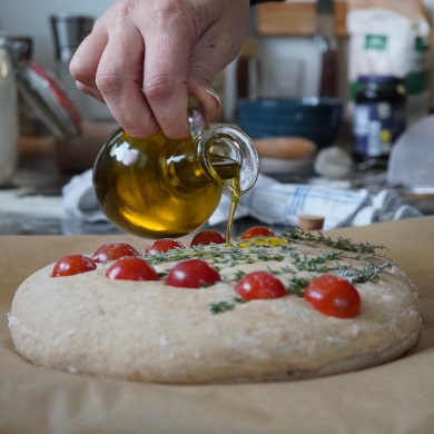 Weihnachtsfocaccia