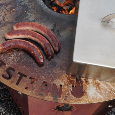 Gefüllte Rote Bete auf der Feuerplatte grillen