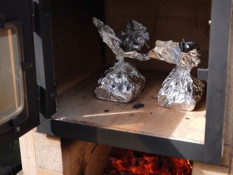 Griechisch Grillen: Fetapäckchen