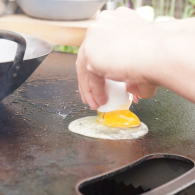 Rezepte Feuerplatte: Herzhaftes Frühstück Loco Moco