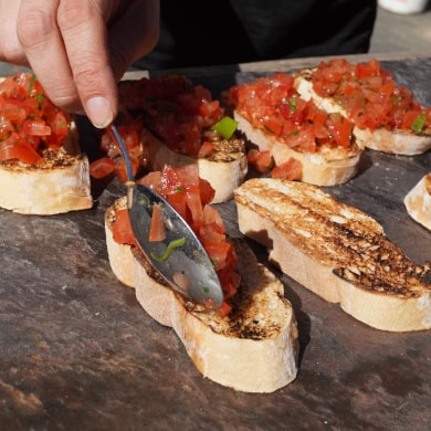 Pan con Tomate