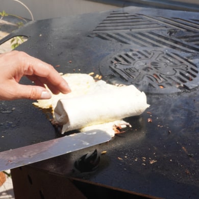 Streetfood Rezept: Melted Cheese Wrap